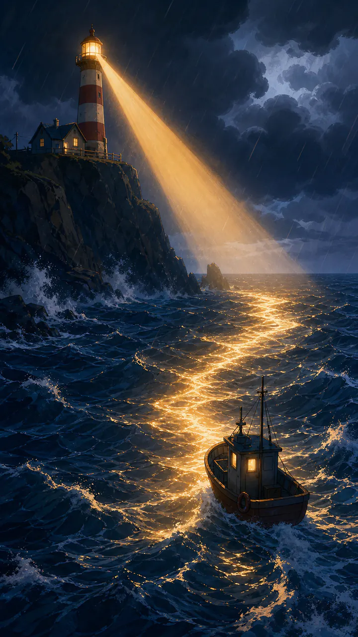 A path of light